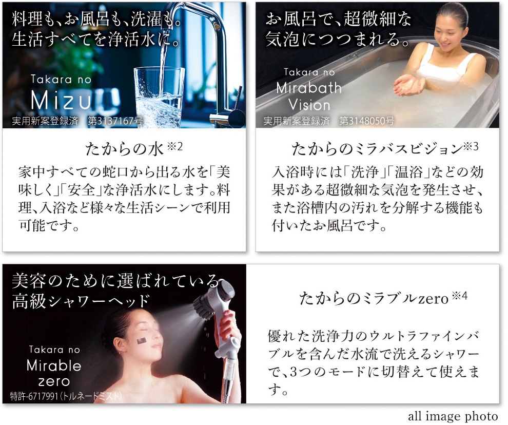 オリジナルのウォーターシステム
〈ルイックプロジェクト〉