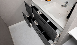 洗面化粧台下収納