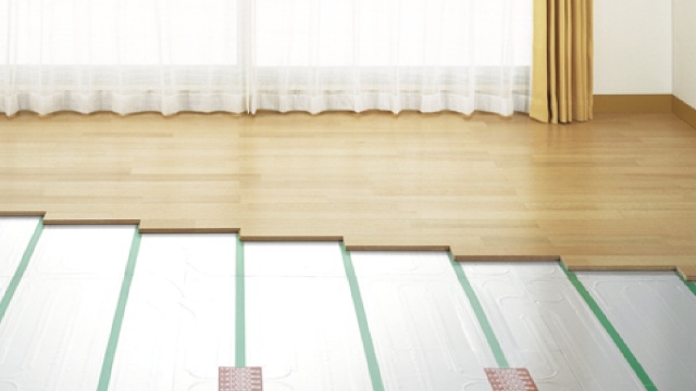 ガス温水式床暖房システム