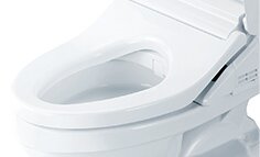 広く見えて座りやすい便座