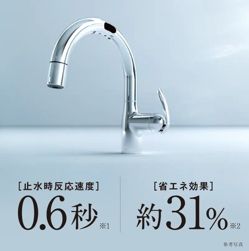 タッチレス
蛇口一体型浄水器