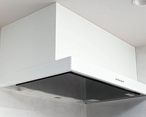 吸引力がアップした整流板付レンジフード