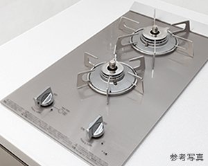 お手入れしやすい多機能ガスコンロ