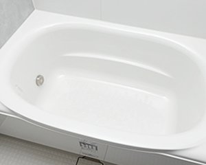 快適な入浴姿勢がとりやすいミナモ浴槽