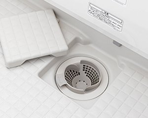 お掃除が簡単になるパッとくるりんポイ排水口