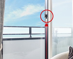 子どもの安全に配慮高めのクレセント位置