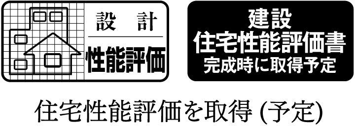 住宅性能評価を取得（予定）