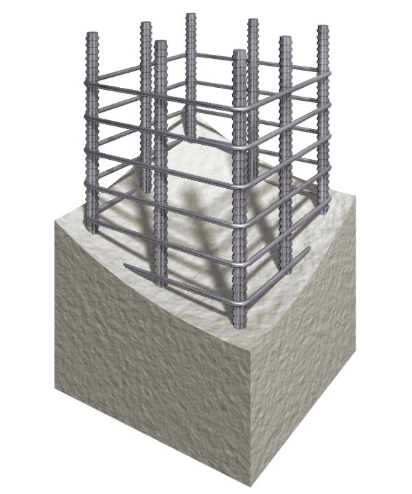 建物を支える頑強な柱
