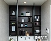三面鏡裏収納