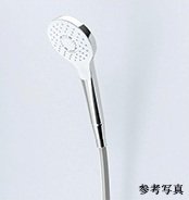 節水型のシャワー水栓を採用