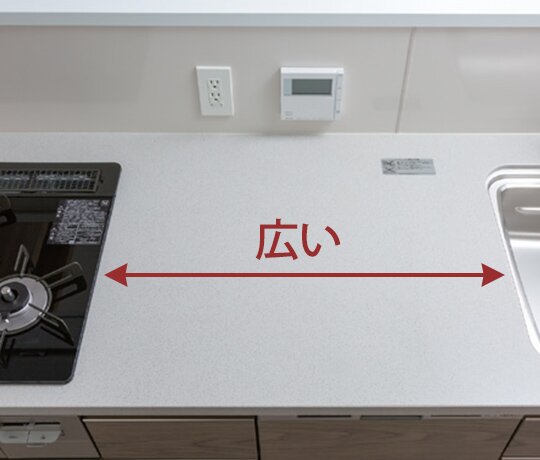 調理スペース拡大