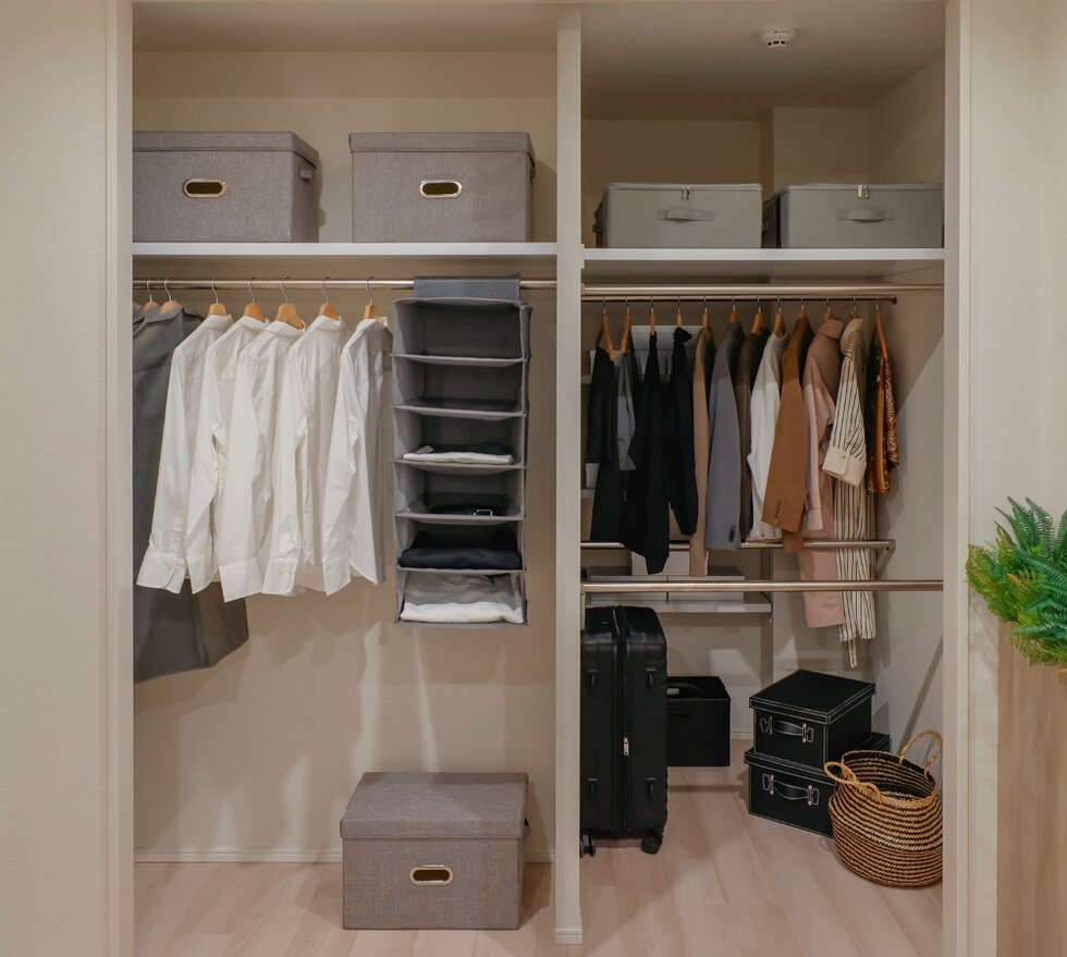 省スペース・大容量。
空間を無駄なく使い切る賢いクロゼット※。