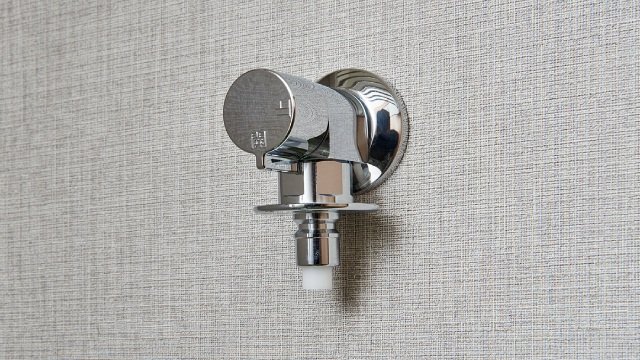 止水弁付洗濯機用単水栓