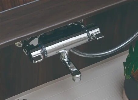 サーモスタット付混合水栓&浴室カウンター