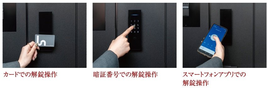 玄関ドアの解錠