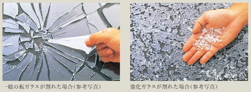 安全に配慮した共用部ガラス