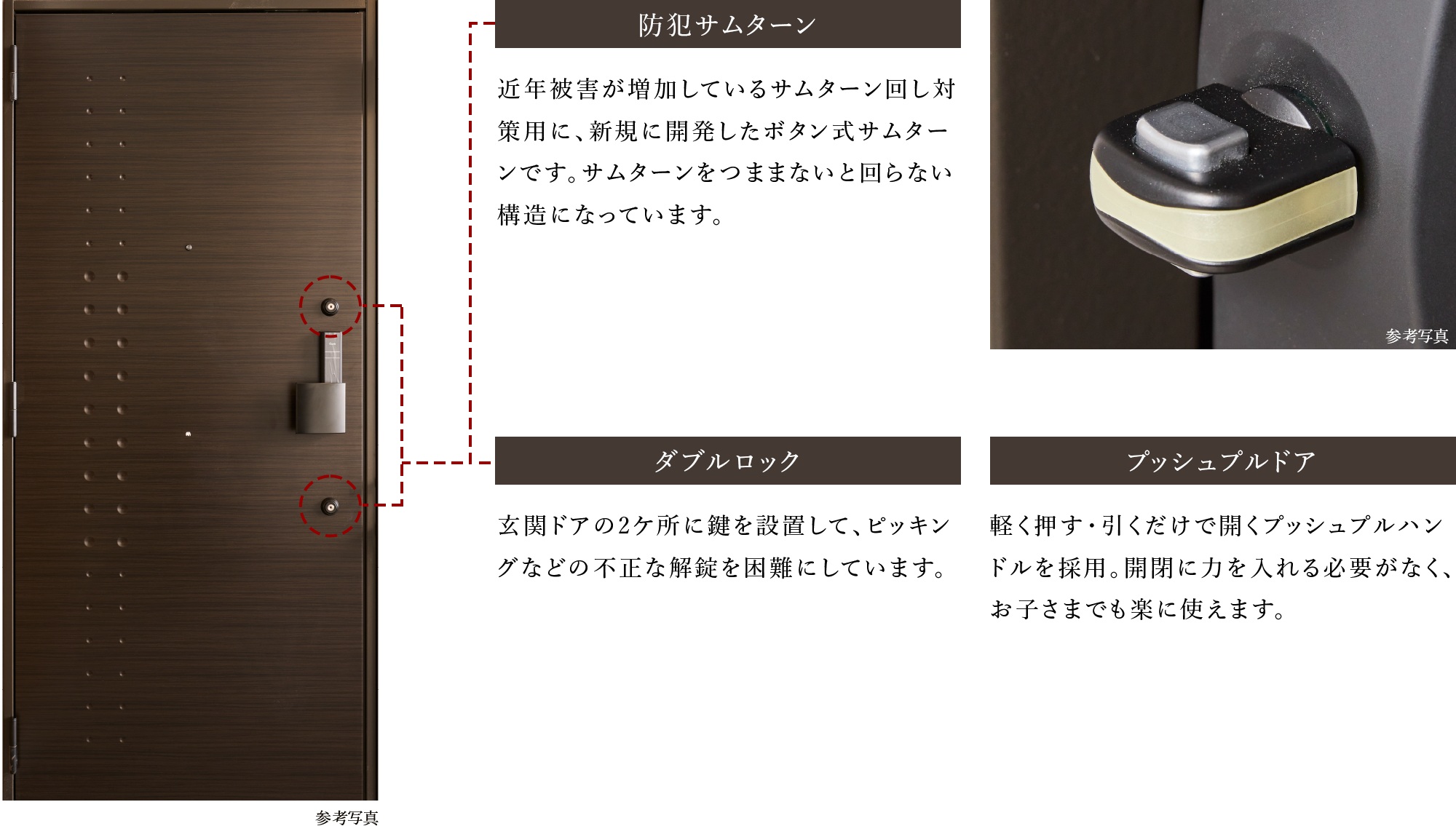 独自の先進技術と優れたデザインの玄関ドア