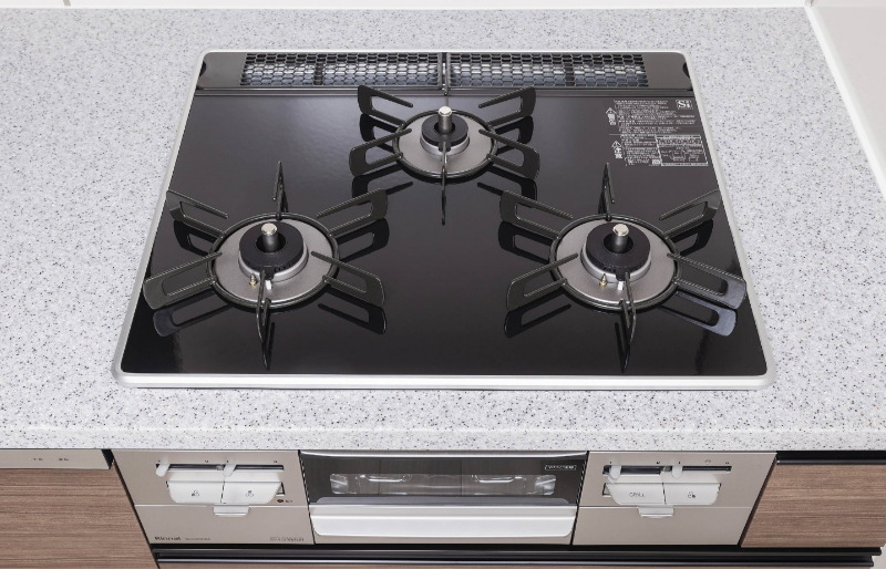 3口パールクリスタルトップコンロ(A1タイプのみ)