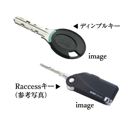 リバーシブルディンプルキー
