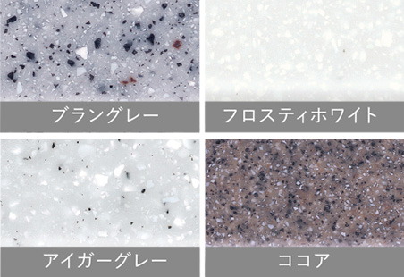 人工大理石のキッチン（無償セレクト可能）