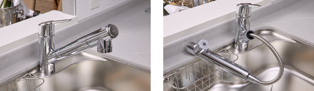 浄水器一体型シャワー水栓