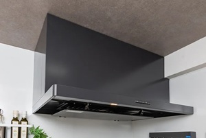 ホーロー整流板付レンジフード