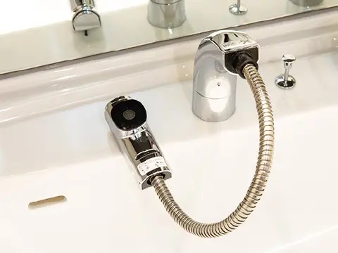 ホース付シングルレバー混合水栓
