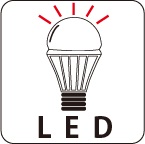 省エネ・長寿命のLED電球を使用