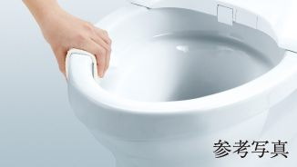 フチなし形状・
トルネード洗浄