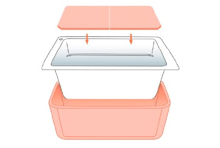 保温浴槽（専用フタ付）
