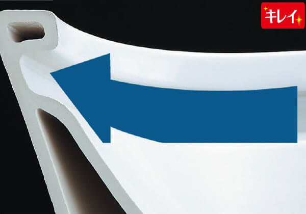 汚れカット形状