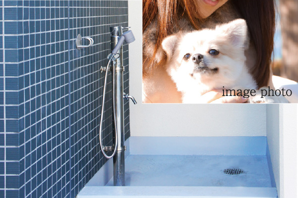 ペット飼育※とペット足洗い場