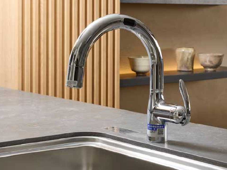 浄水機能付タッチレスシャワー水栓