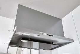 ホーロー整流板付きレンジフード