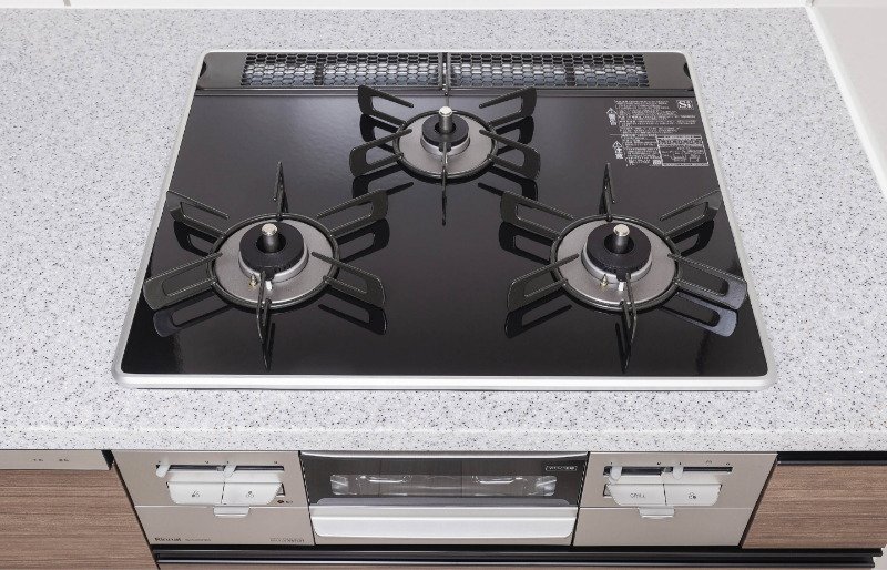 3口パールクリスタルトップコンロ(A1タイプのみ)