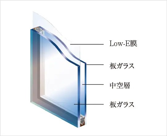 Low-E低放射複層ガラス