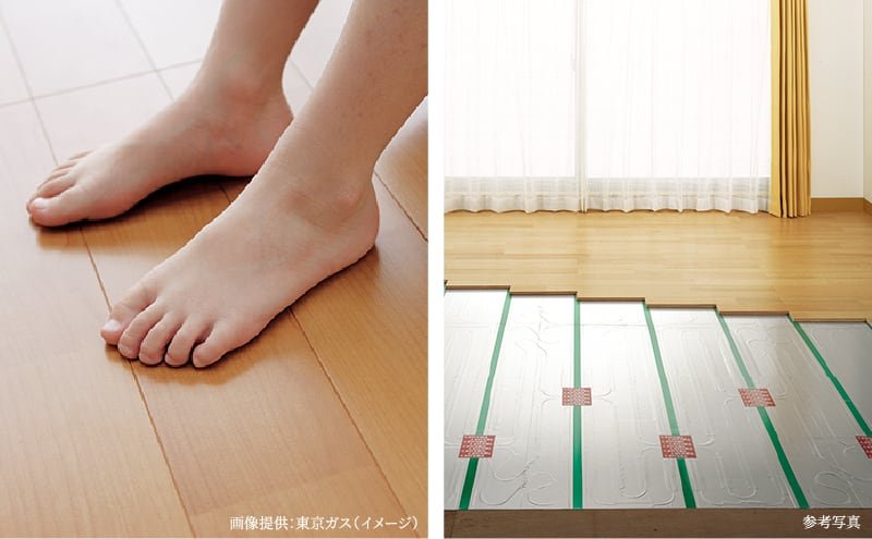 TESガス温水式床暖房