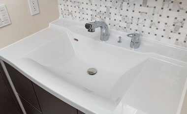 ボウル一体型カウンター