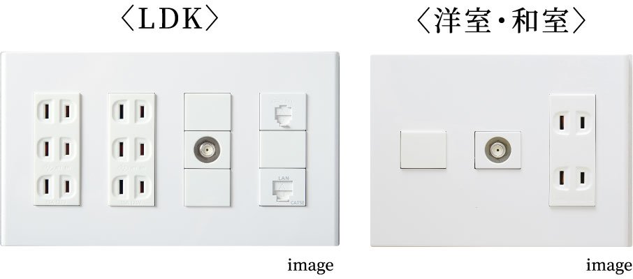 各居室用コンセント