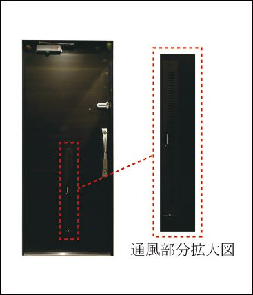 通風換気機能付き玄関ドア