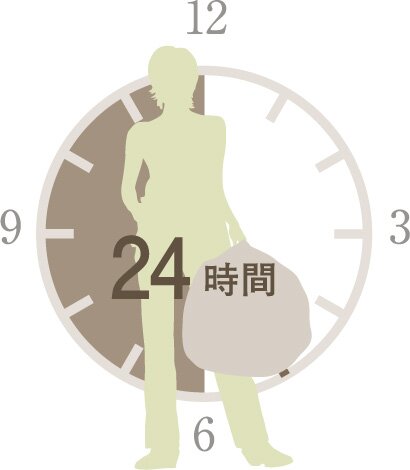24時間ゴミ出しOK※