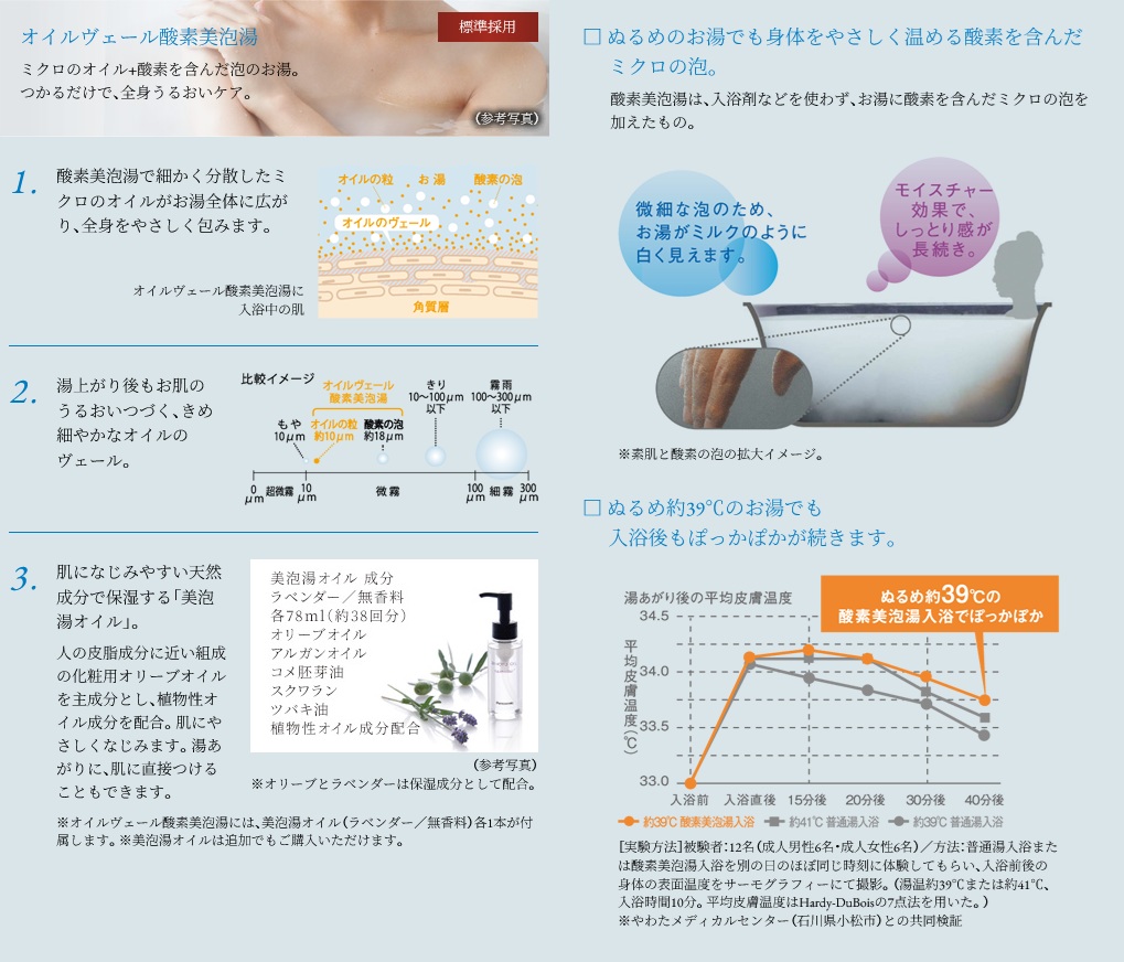 オイルヴェール酸素美泡湯
