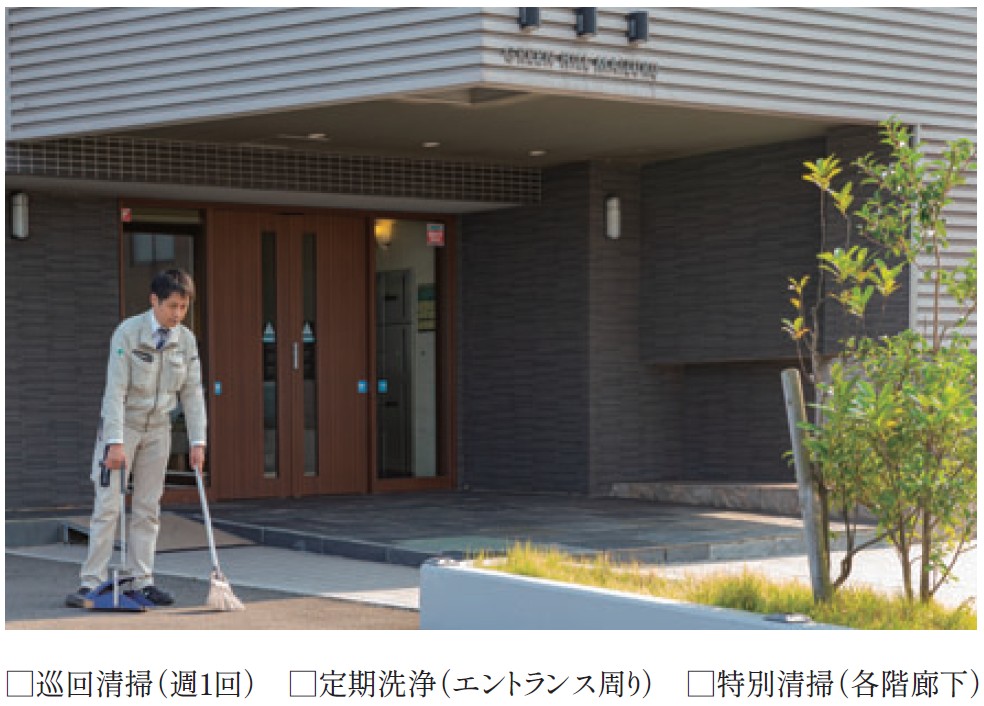清掃業務（委託業者にて実施）