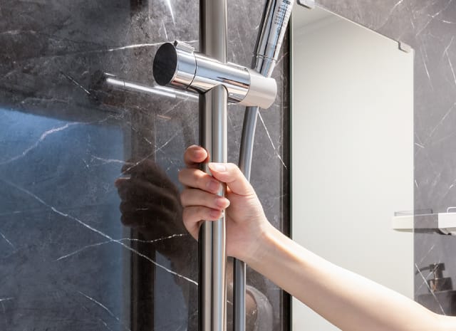 スライドフック付握りバー