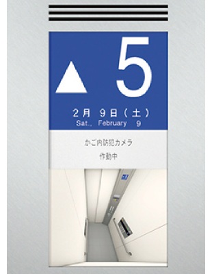 エレベーター内
防犯カメラ