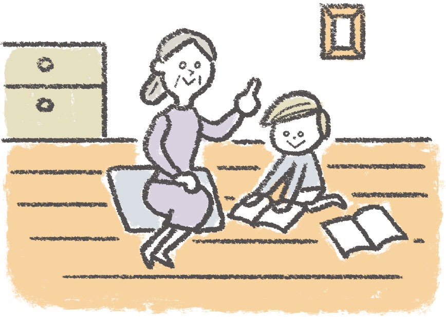 ガス温水式床暖房
コードがなくてお部屋はスッキリ！