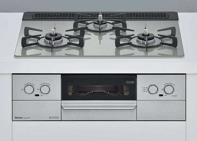 ガラストップ温調機能付
セーフティコンロ