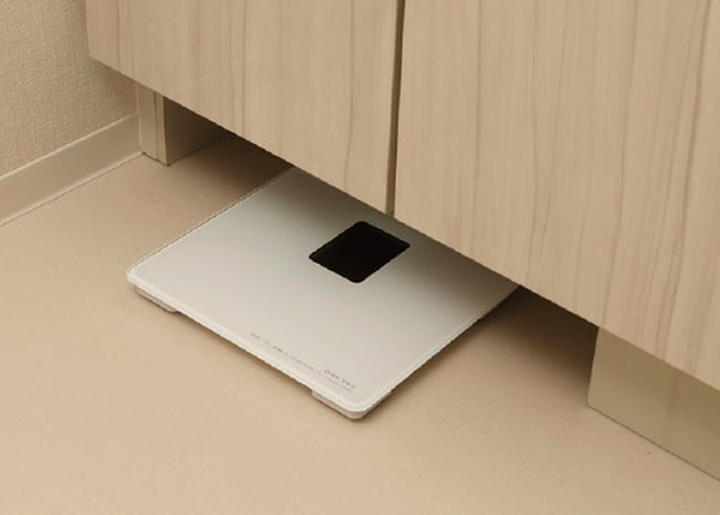 体重計収納スペース