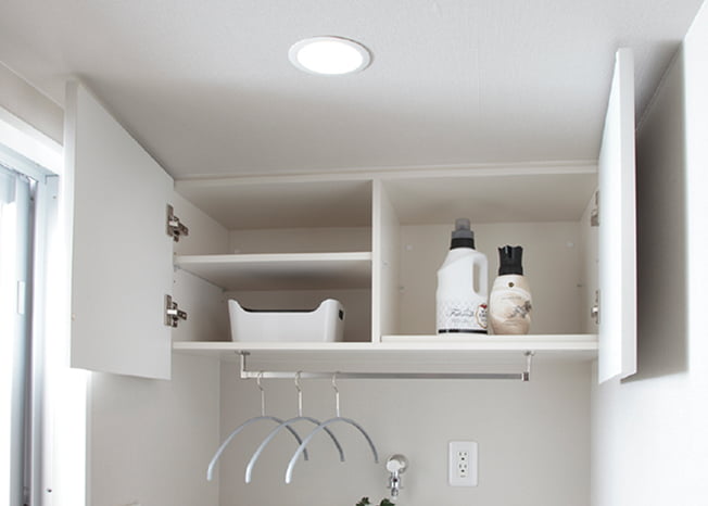 洗濯機上吊戸棚