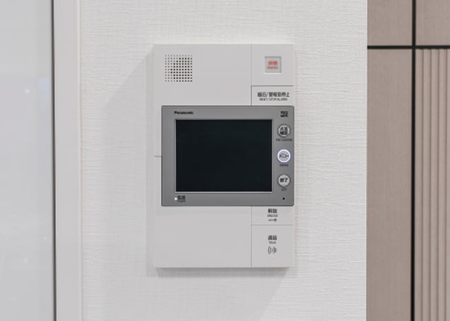 ハンズフリーカラーモニター付
セキュリティインターホン